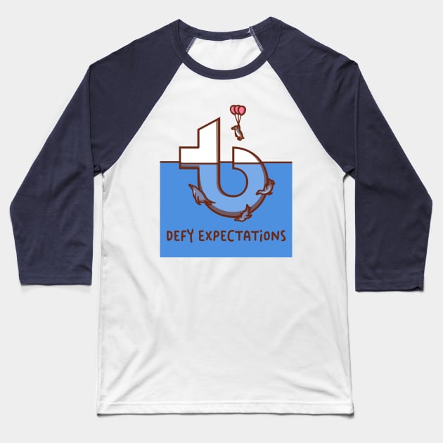 Defy Expectations IceBerg Baseball T-Shirt by teambuilding.com